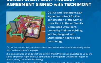 Gemlik Urea Plant Project Agreement Signed with Tecnimont
